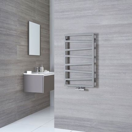 Design-Handtuchheizkörper mit Mittelanschluss| Größe und Farbe wählbar– Torun