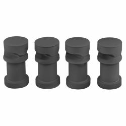 Wandhalterung für horizontale Anthrazit Heizkörper - Revive