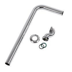 Siphon und Ablaufrohr für freistehende Badewannen – Chrom - Elizabeth