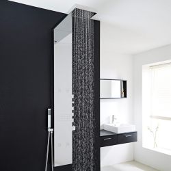 Duschpaneel mit Wasserfallkopf Chrom - Delta