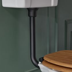 Retro-Zubehör für niedrige Spülkästen – Schwarz – Elizabeth