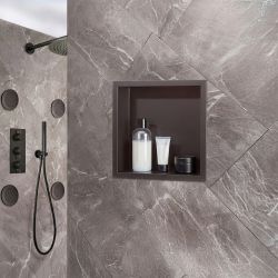 Nischenablage fürs Bad | 340mm x 340mm (quadratisch) Farbe wählbar