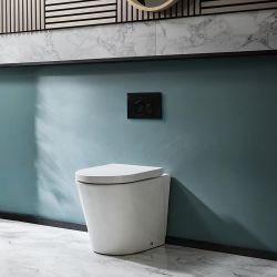 Stand-Tiefspül-WC, Sitz mit Absenkautomatik - Alswear