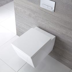 Toilettensitz Duroplast Fast Fix & Absenkautomatik, Befestigung von oben - Halwell