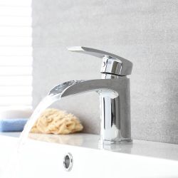 1-Loch Einhebel-Waschtischarmatur - Chrom – Razor