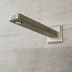Wandmontierter Wannenauslauf - Gebürstetes Nickel – Aldwick