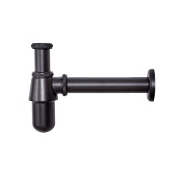 Traditioneller Flaschensiphon, für Waschbecken – Schwarz – Elizabeth