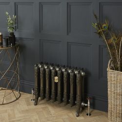 Gusseisen-Heizkörper - Höhe 950mm, Breite auswählbar - poliertes Gusseisen - Charlotte