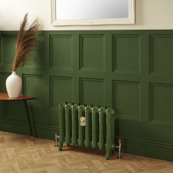 Gusseisen-Heizkörper - Höhe 510mm, Breite auswählbar - Duck Green W55 von Farrow & Ball - Charlotte