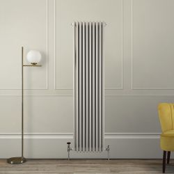 Gliederheizkörper (3-Säulen), vertikal - Größe & Naturton wählbar – Regent