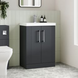 Waschtischunterschrank mit Waschbecken 500mm – Farbe wählbar