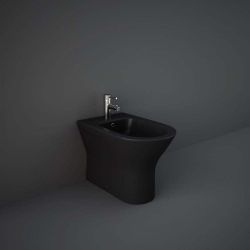 Stand-Bidet, 400mm x 360mm, Mattschwarz – RAK Feeling x Hudson Reed
