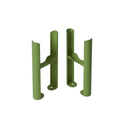 Bodenmontagefüße für Gliederheizkörper Regent mit 3-Säulen – Auswahl an Grüntönen