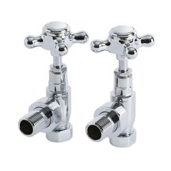Traditionelles Winkel-Ventil Paar – Chrom – Select