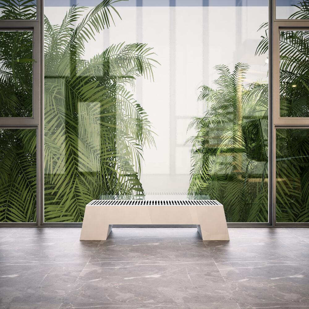 Design Konvektor Horizontal Weiß 200mm x 1000mm 729W - Adva