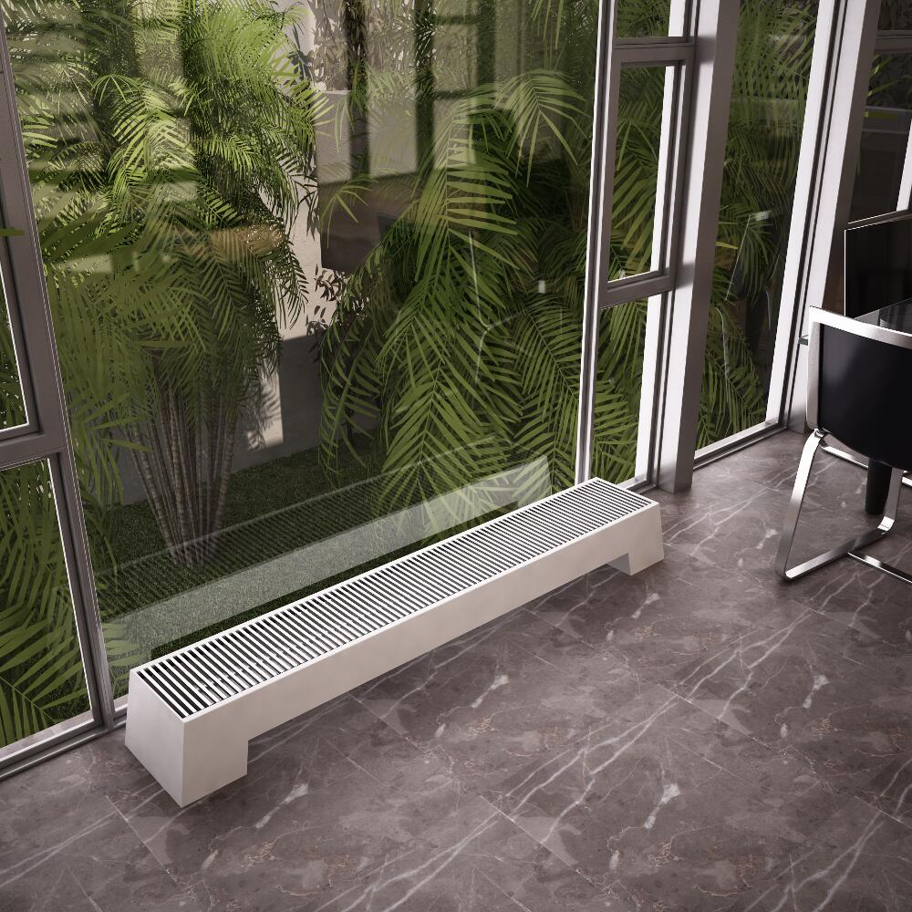Design Konvektor Horizontal Weiß 200mm x 1400mm 1146W - Adva