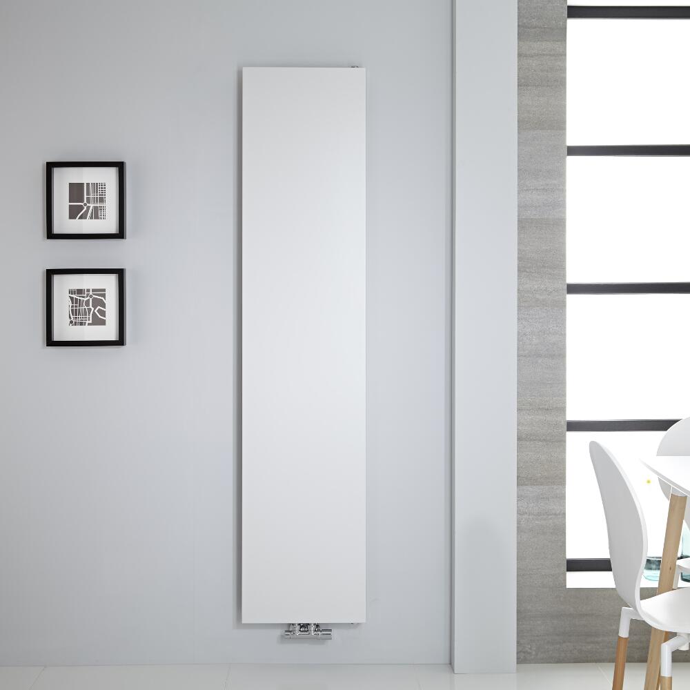 Design Flachheizkörper Vertikal Weiß 1800mm x 400mm 842W - Rubi