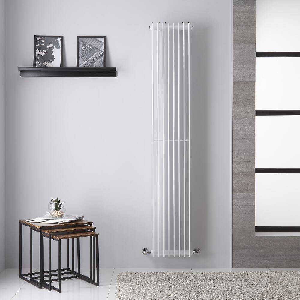 Design Heizkörper Weiß 1039W 1800mm x 325mm - Roma