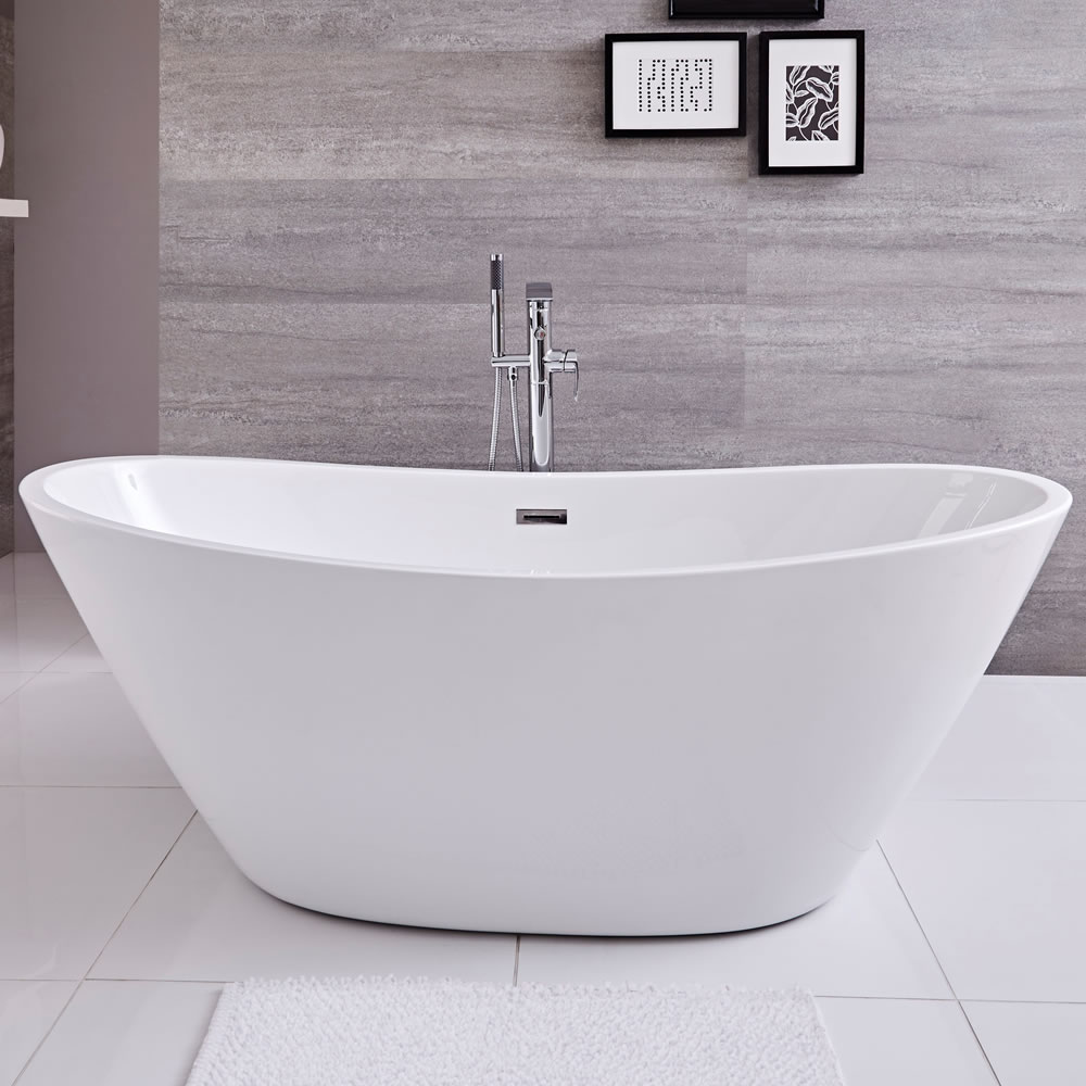 Freistehende Badewanne Oval 1570mm - Ashbury