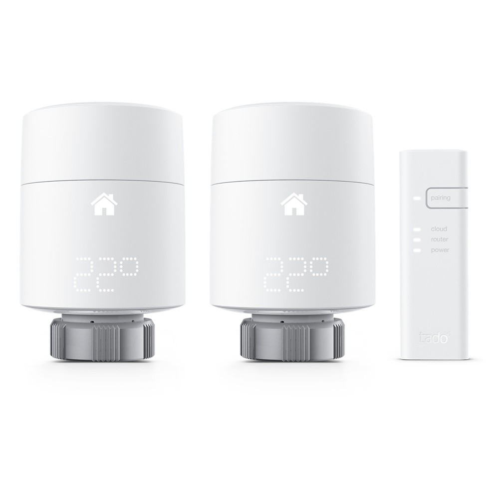 2x Smarte Heizkörperventile Horizontal Thermostatisch im Set - Tado°