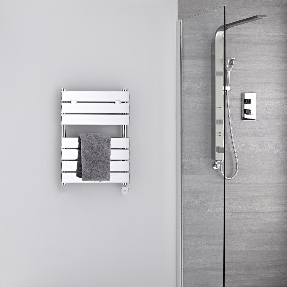 Elektrischer Handtuchheizkörper 620mm x 450mm Chrom - Lustro
