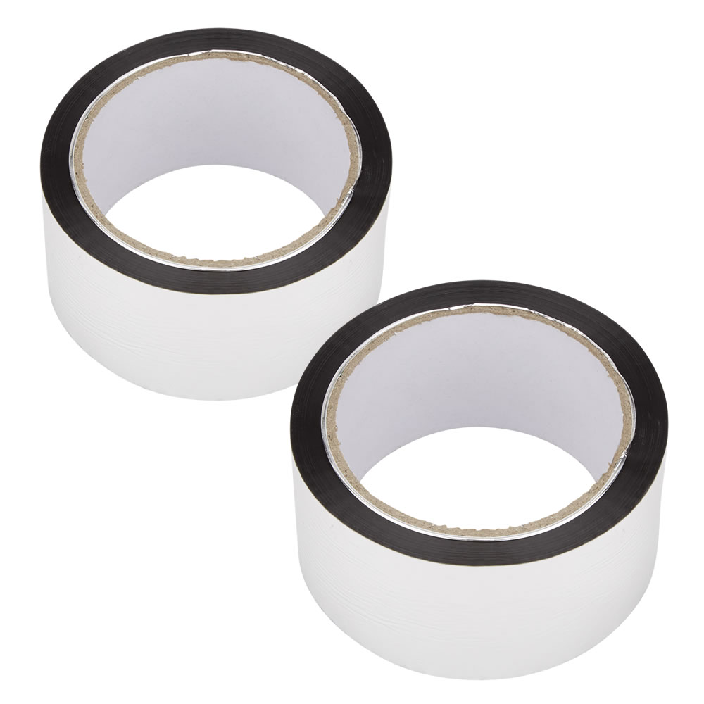 2x Selbstklebendes Aluminiumisolierband 50m x 50mm