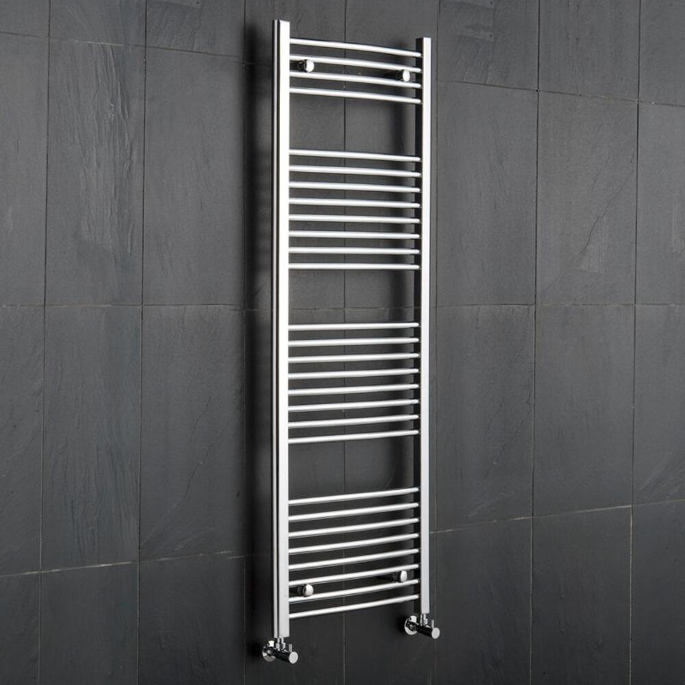Handtuchheizkörper Gebogen Chrom 1500mm x 600mm 554W - Ischia
