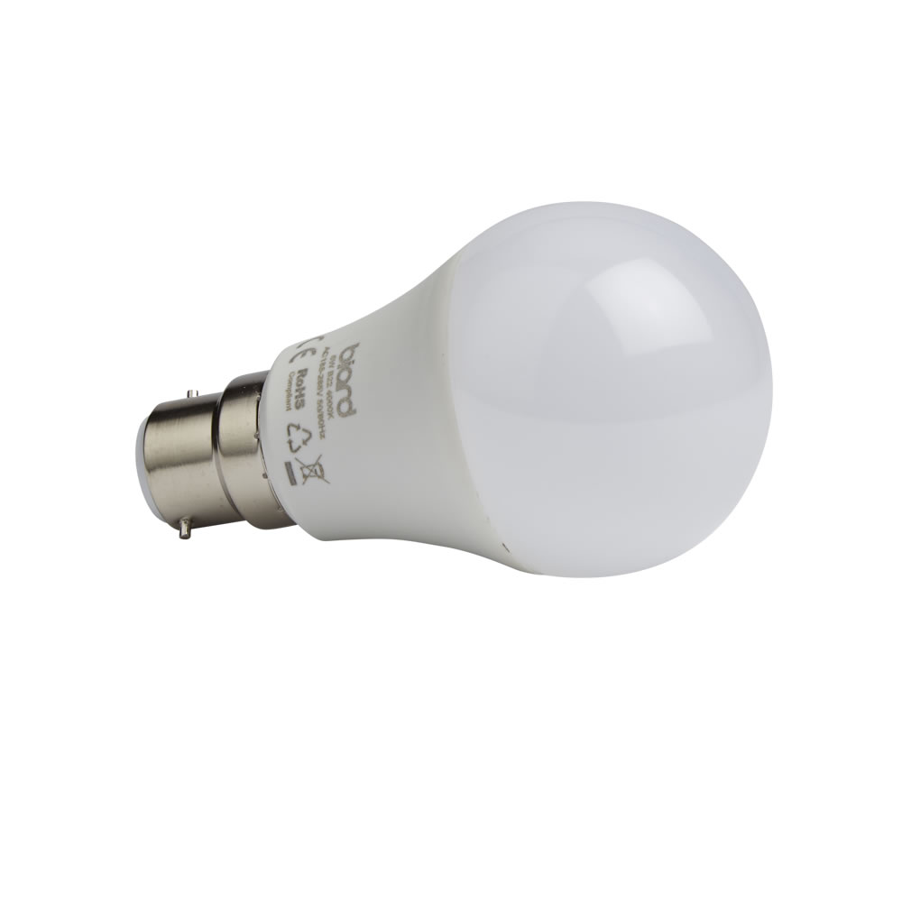 Biard 6x LED Birne 4,5W Milchglas mit B22 Fassung