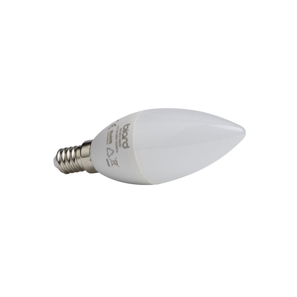 Biard 6x LED Kerzen 5W Milchglas mit E14 Fassung