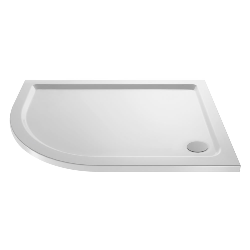 Duschtasse Viertelkreis Steinharz 1000mm x 900mm LH