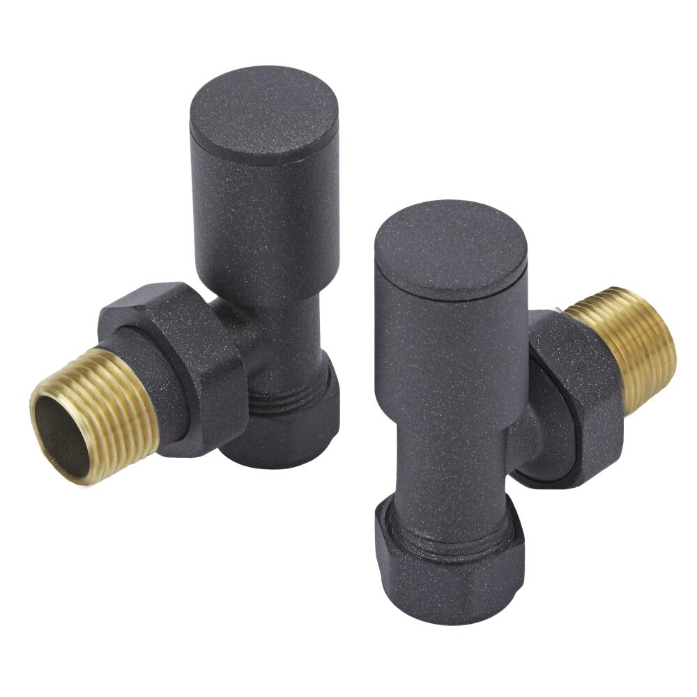 Winkelventile Anthrazit im Set