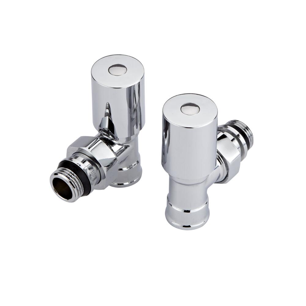 ½" Heizkörperwinkelventil Set Manuell Chrom