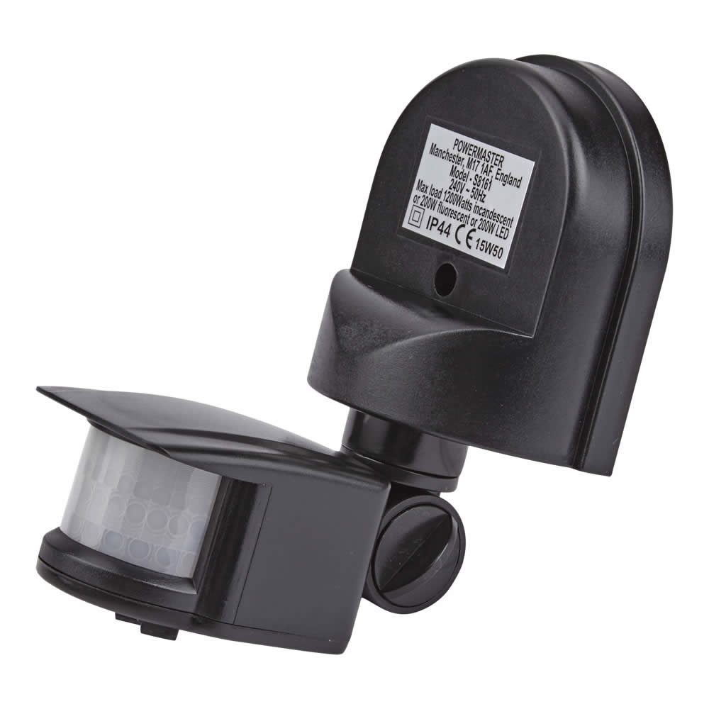 Powermaster PIR Bewegungsmelder IP44 180° für Außenleuchten
