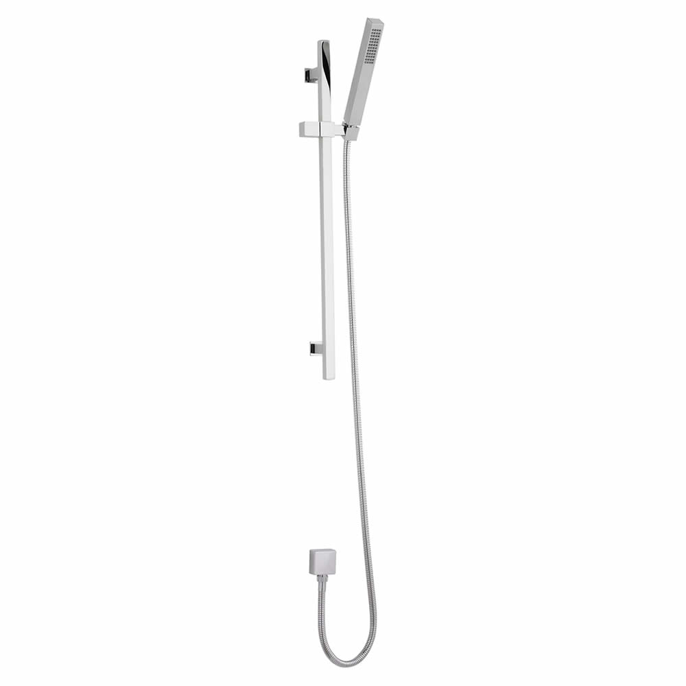 Duschstange Kubix mit quadratischer Handbrause aus ABS