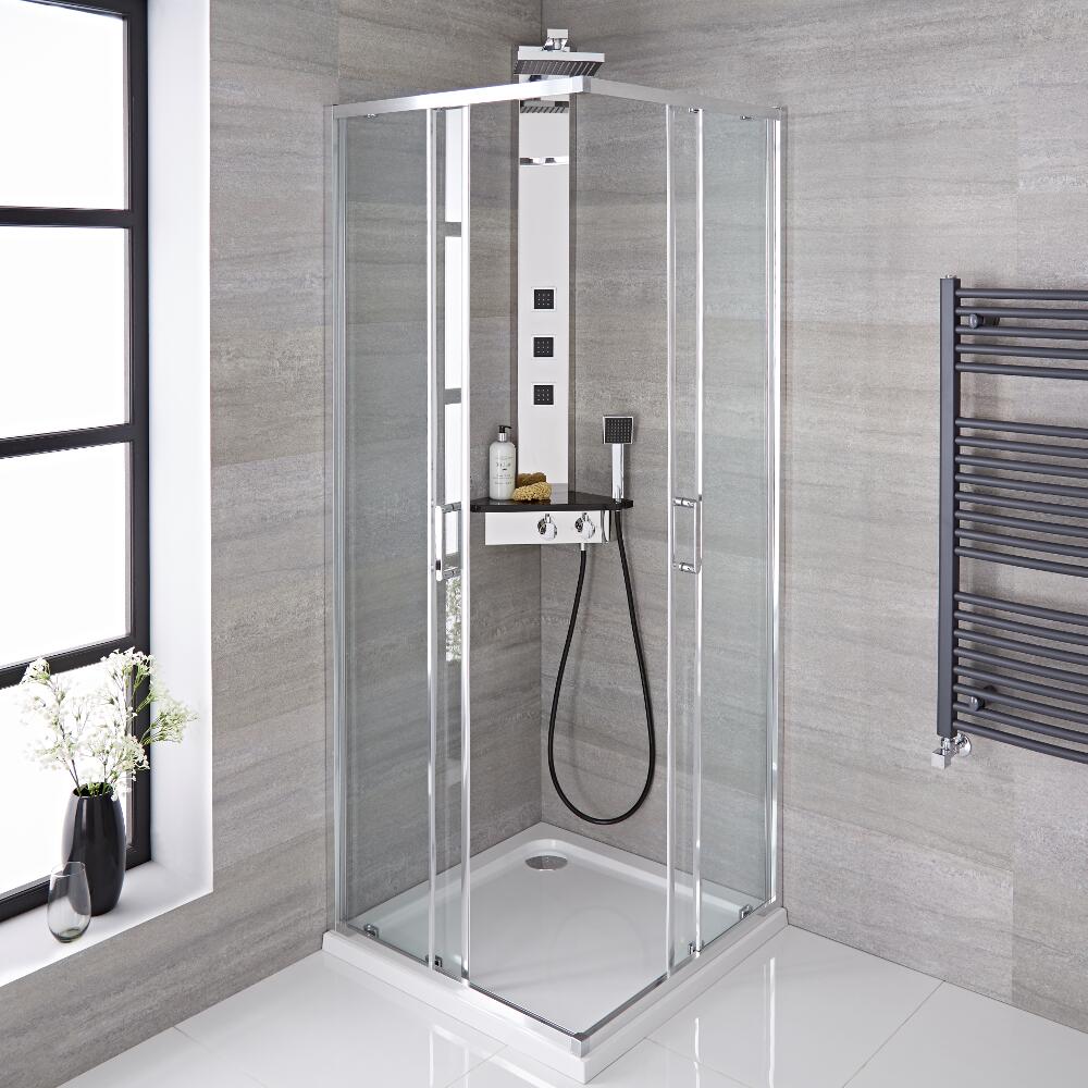 Duschkabine Eckdusche 1950mm x 800mm x 800mm - Portland