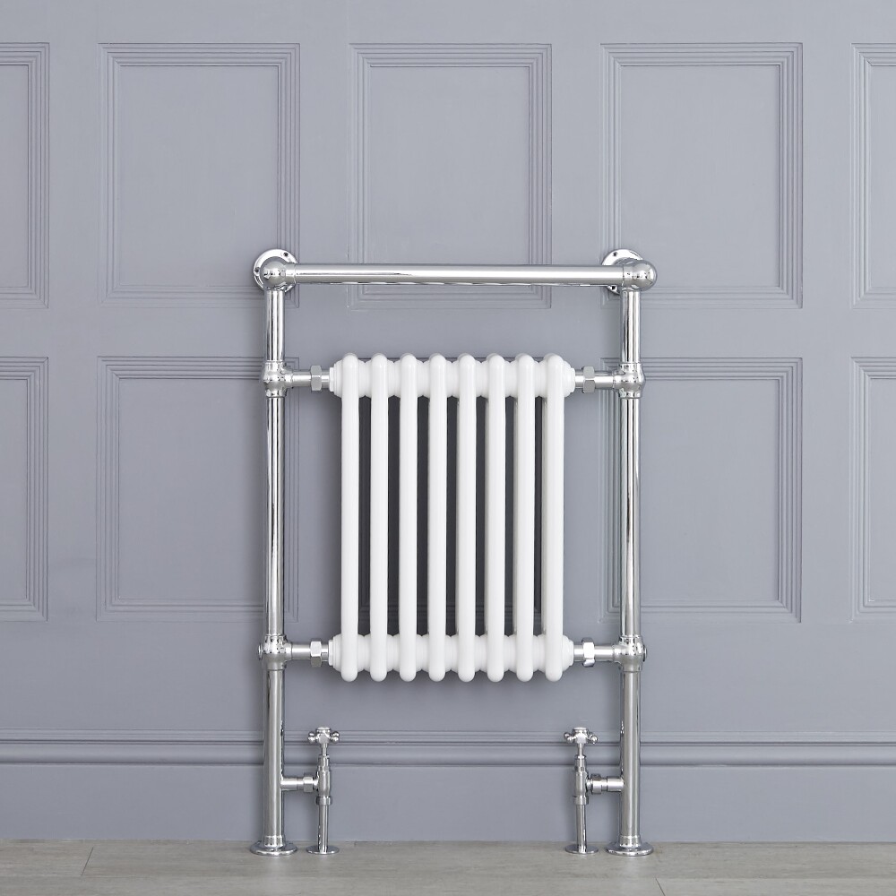Handtuchheizkörper Nostalgie Weiß 930mm x 620mm 775W - Avon