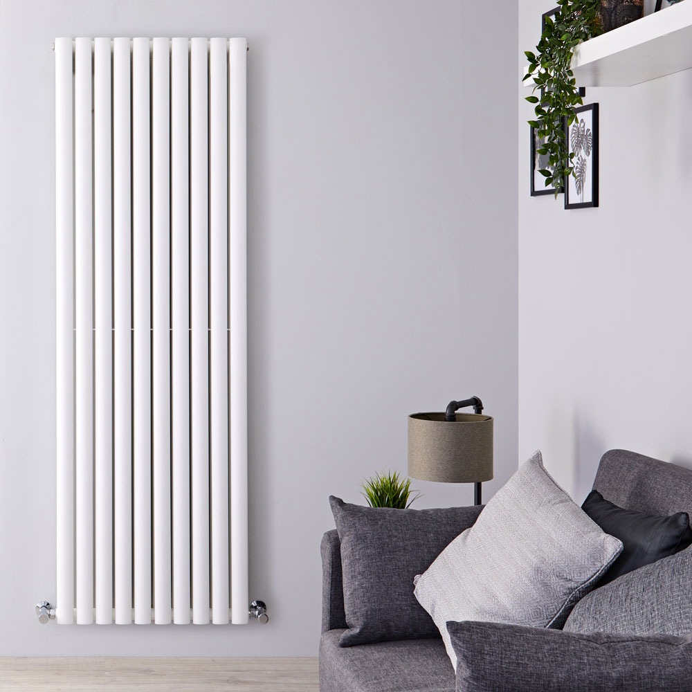 Design Heizkörper Vertikal Doppellagig Weiß 1780mm x 590mm 2335W - Revive