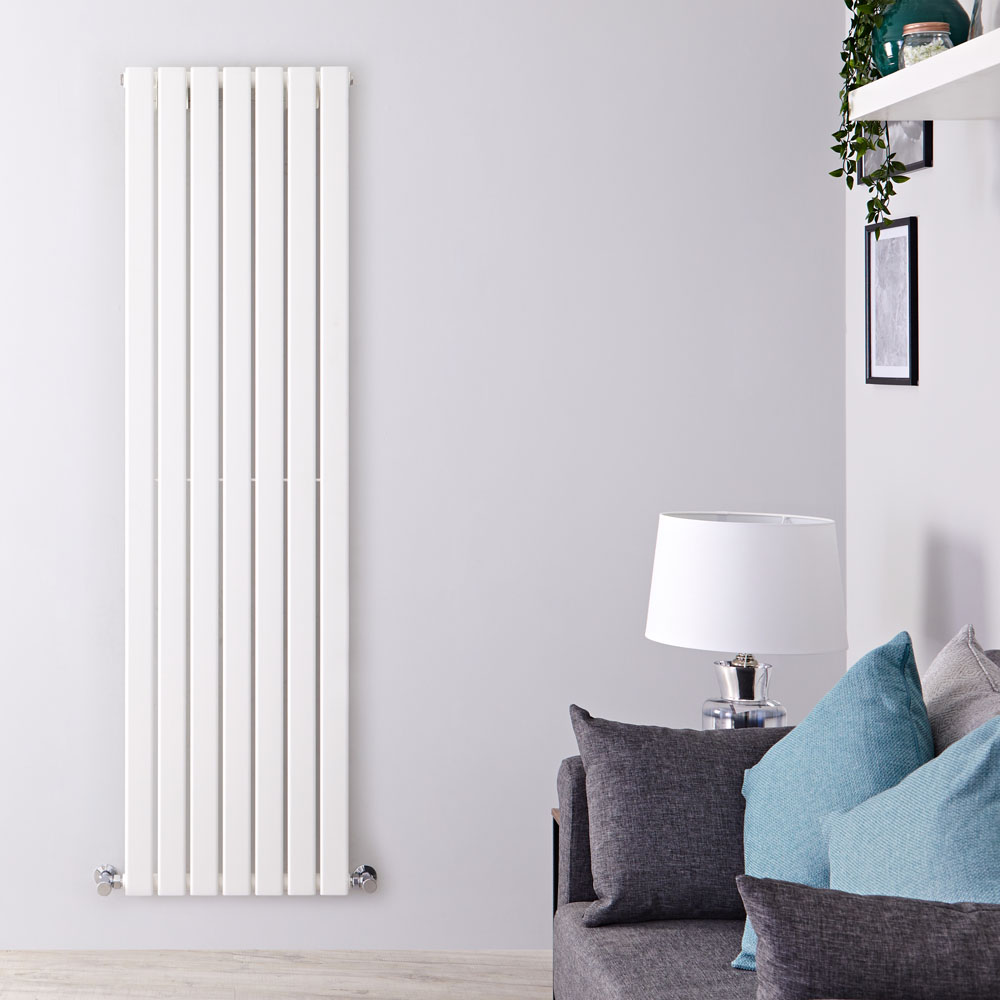 Design Heizkörper Vertikal Einlagig Weiß 1780mm x 490mm 1152W - Delta