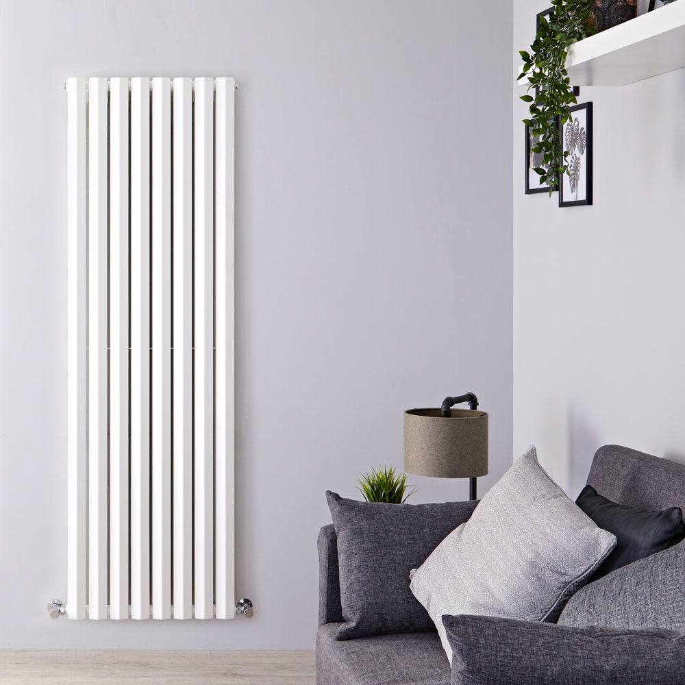 Design Heizkörper Vertikal Doppellagig Weiß 1780mm x 560mm 2158W - Vital