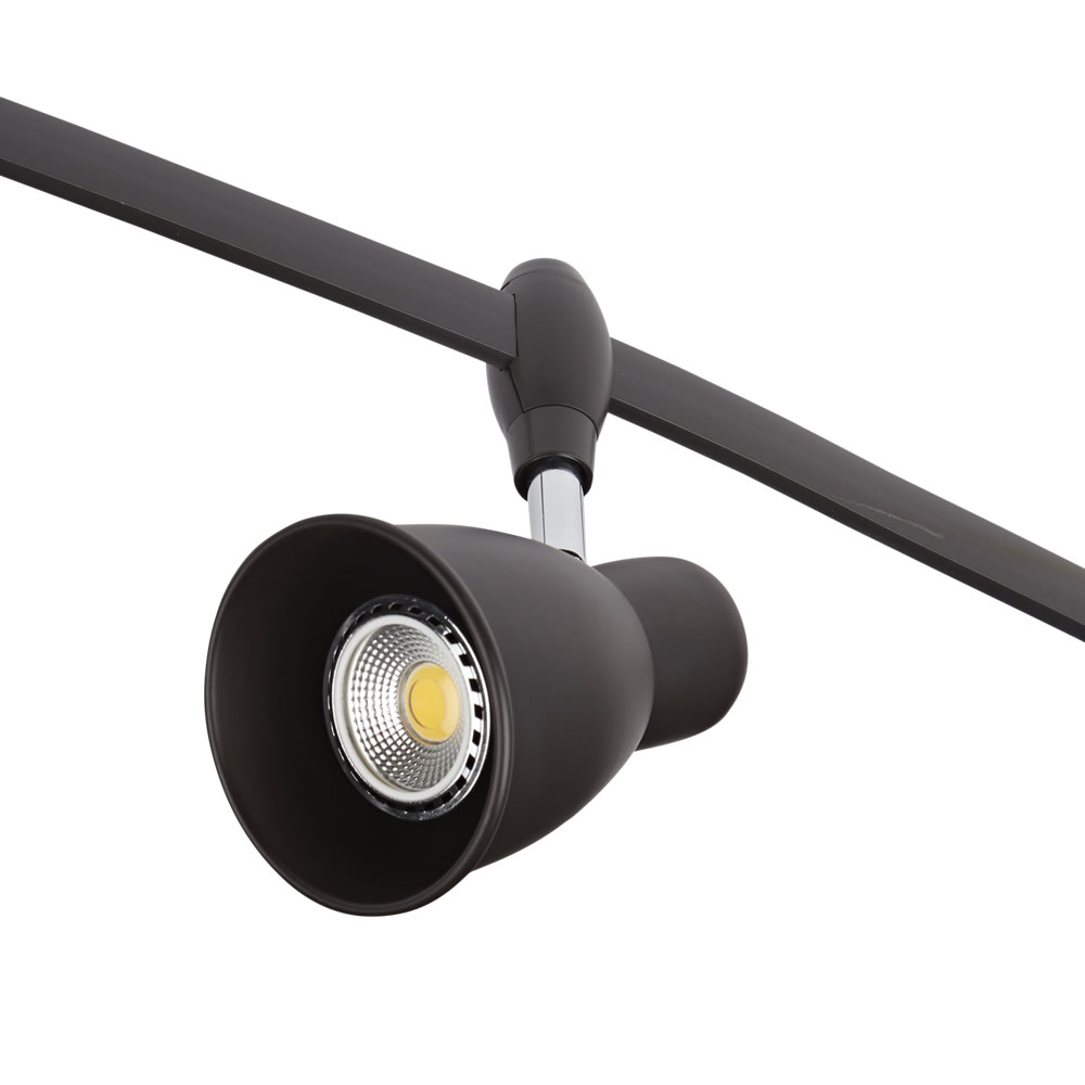 Biard LED Schienenstrahler Schwarz Panza