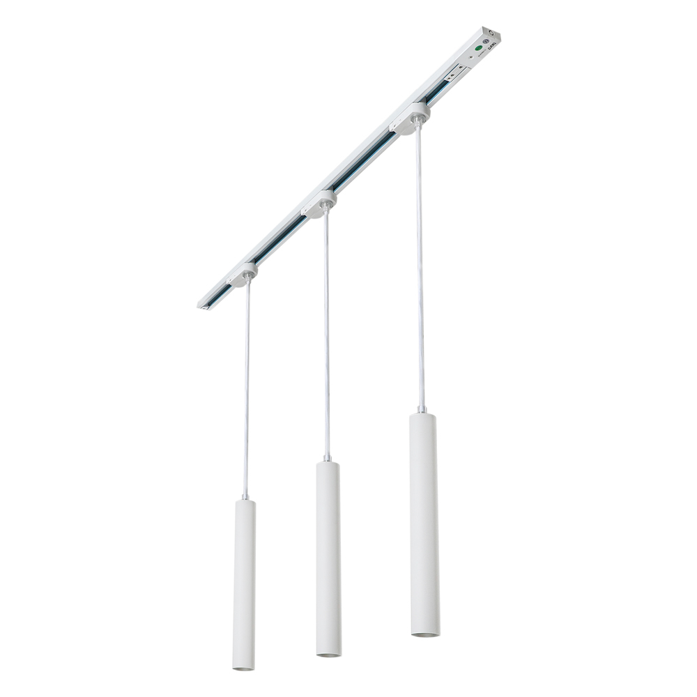 Biard Liv LED 3 x 5W Pendelleuchte mit 1m Schiene - Weiß