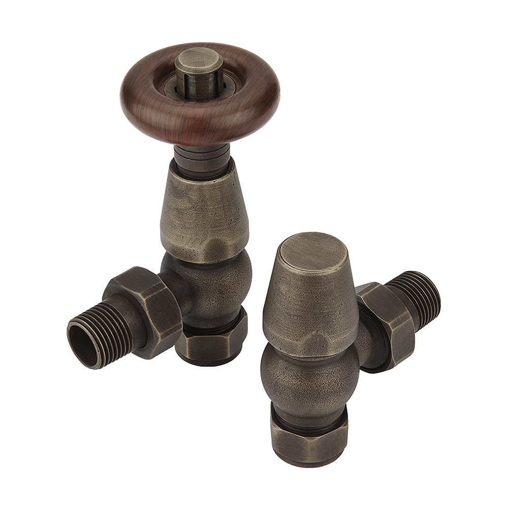 Heizkörperventile Retro Bronze Winkelventil thermostatisch - Bentley