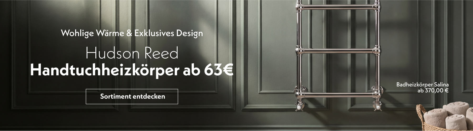 Hudson Reed Handtuchheizkörper ab 63€